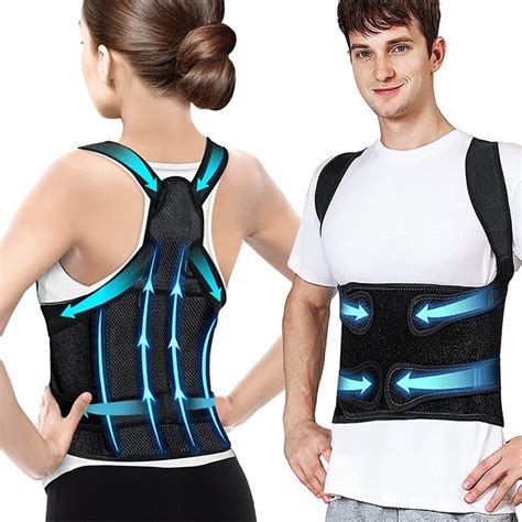 Ifcow Back Brace Posture Corrector For Men Women Scoliosis