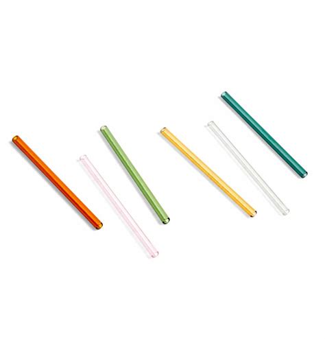 Hay Sip Glass Straw Set Cocktail Huh Store