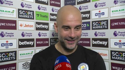 Pep Guardiola S Immediate Reaction After Manchester City Fight Back But