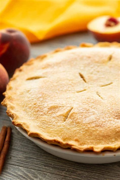 Homemade Peach Pie Recipe