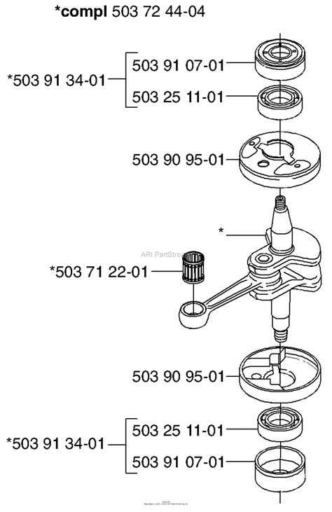 Husqvarna 225 H75 2002 06 Parts Diagram For Crankshaft