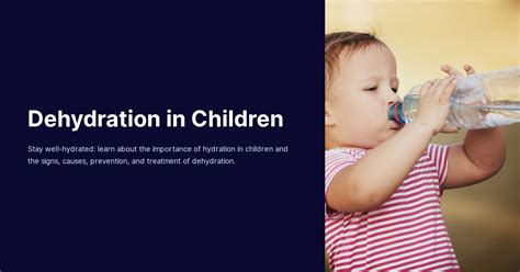 Dehydration in Children