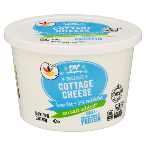 Save on Our Brand Cottage Cheese Small Curd Low Fat 1% Milkfat No Salt ...