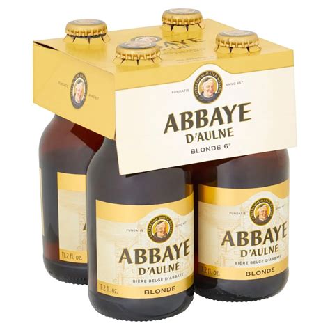 Bière Belge d Abbaye Blonde 6 Bouteilles 4 x 33 cl Carrefour Belgique