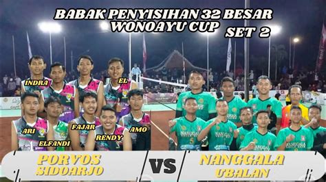 SET 2 PROVOS SIDOARJO VS NANGGALA UBALAN WONOAYU CUP 2023 YouTube