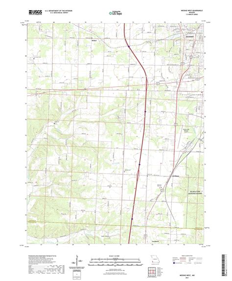 Neosho West Missouri Us Topo Map Mytopo Map Store