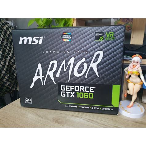 Msi Armor Gtx 1060 6gb Oc Ddr5 Shopee Thailand