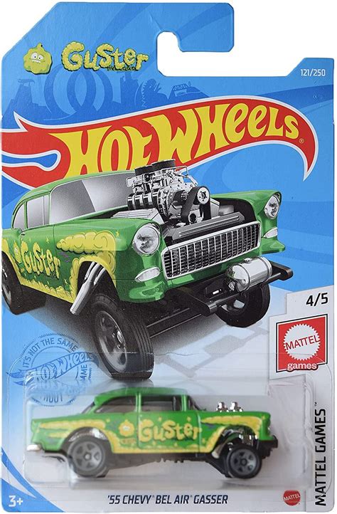 Hot Wheels 2022 Chevy Bel Air Series Of 1955 Chevy Bel Air Gasser Trassic Green Hcv06 Atelier