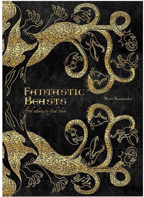 Harry Potter Fantastic Beasts And Where To Find Them Premium Print ...