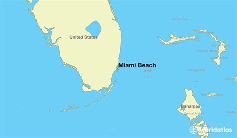 Miami Florida On A Map | Draw A Topographic Map