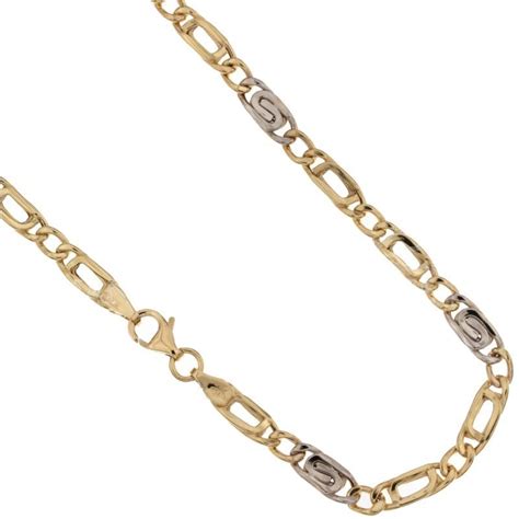 Collana Uomo In Oro Giallo E Bianco 803321722737 GioielleriaLucchese It