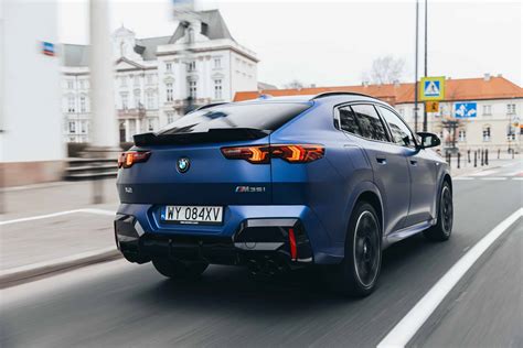 2024 BMW X2 M35i Frozen Portimao Blue Photographed In Poland Motocourt