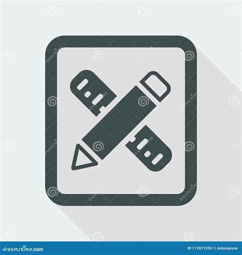 Ilustração Vetorial Do ícone De Ferramentas De Design Isoladas únicas