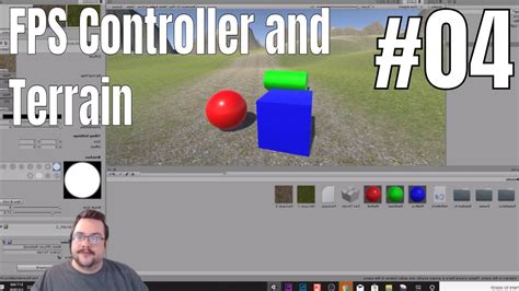 Unity Tutorial 04 First Person Controller And Terrain Youtube