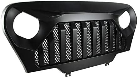 Amazon DIBON AUTO Matte Black Grille For Jeep Wrangler TJ