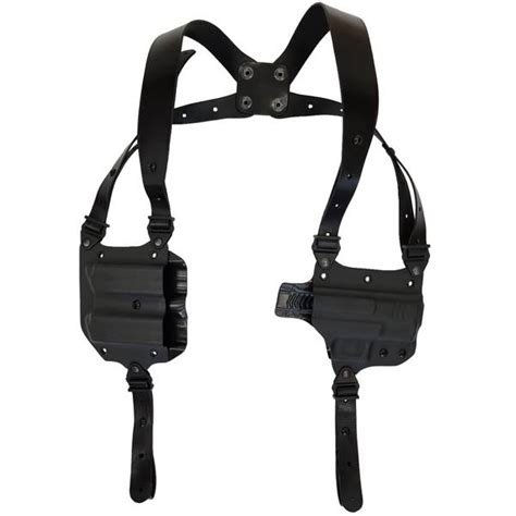 Horizontal Kydex Shoulder Holster With Double Mag Pouch D905 Falco