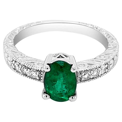 7.14ct Colombian Emerald Ring at 1stDibs