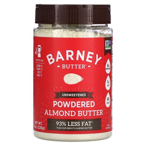 Barney Butter Powdered Almond Butter Unsweetened 8 Oz 226 G