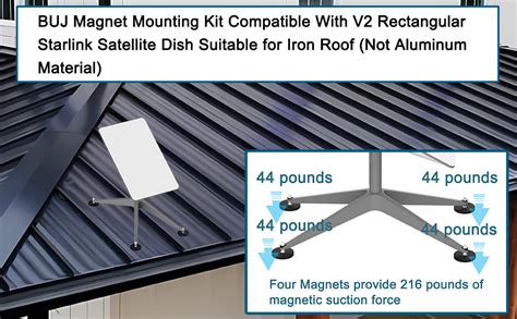 Amazon Lb Starlink Magnetic Roof Mount Strong Magnet Mounting