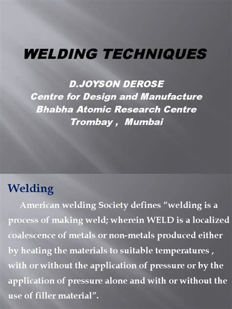 Welding Techniques NEW | PDF | Construction | Welding