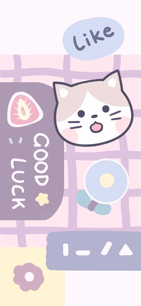 Pinterest Ncndr Cat Phone Wallpaper Purple Wallpaper Iphone Cute