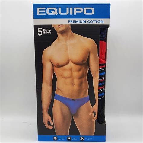 Equipo Underwear Socks Equipo Mens Pack Bikini Briefs Size