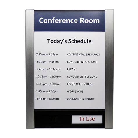 Conference Room Signs | Door Slider Signs | Sign-Frame