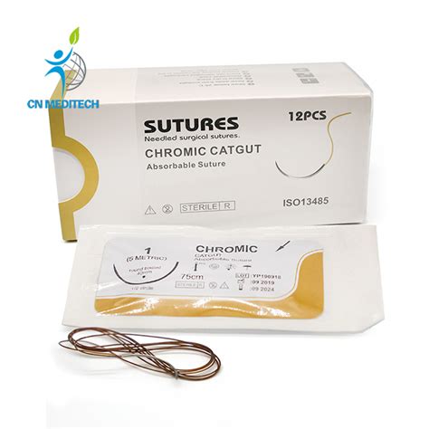 Absorbable Chromic Catgut Suture For Surgical Use From China