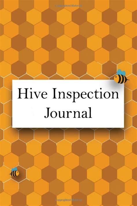 Hive Inspection Journal Beekeeping Journal Beekeeper Record Book