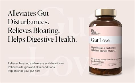 The Naked Pharmacy Gut Love Natural Probiotic Prebiotic For Gut