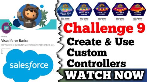 Create Use Custom Controllers Visualforce Basics Salesforce