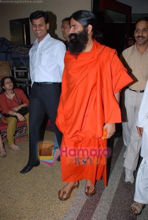 Baba Ramdev On The Sets Of Sa Re Ga Ma Pa In Famous Studios On Th