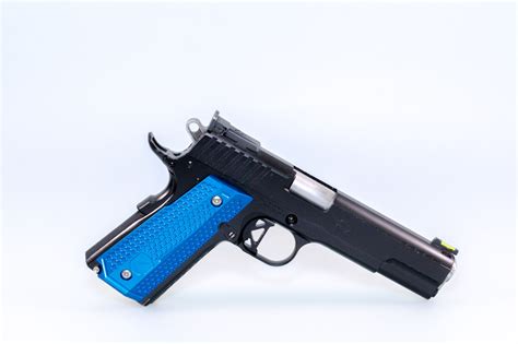 Pistol Grips Monarch 2 For 1911 Long Blue Alu M Arms