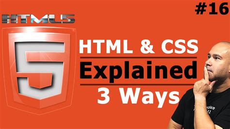 Learn How To Add Css To Html Inline And Embedded Styles Or External