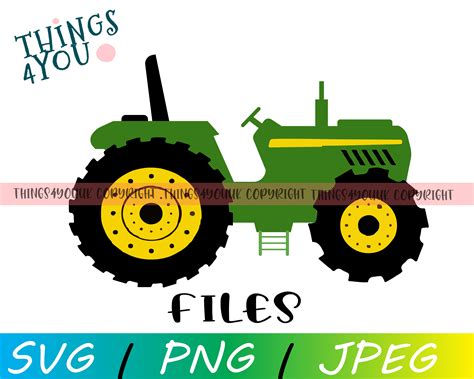 Art Collectibles Digital Prints Prints Tractor Printable Png Dxf