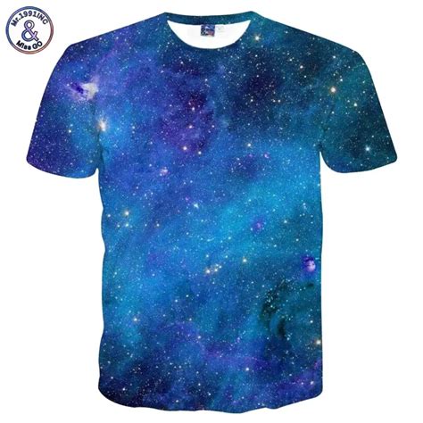 Mr1991inc Space Galaxy T Shirt Menwomen 3d T Shirt Print Stars Sky