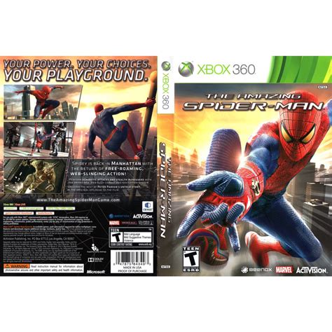 Jogo M Dia F Sica The Amazing Spider Man Para Xbox Submarino