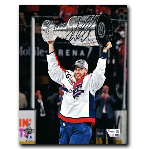 Lars Eller Washington Capitals Autographed Stanley Cup 8x10 Photo | CoJo Sport Collectables Inc.