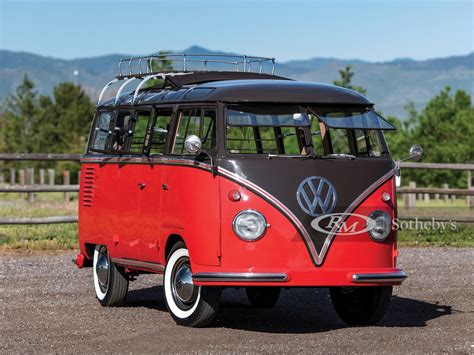 1956 Volkswagen Deluxe 23 Window Microbus Monterey 2019 Rm Sothebys