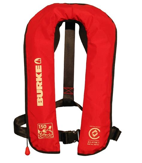 Burke Automatic Inflatable Lifejacket Level 150 Pfd1 150n Life Jacket