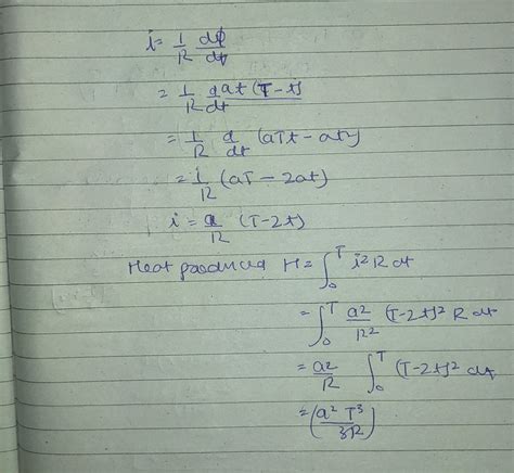 32 Magnetic Flux Through A Stationary Loop With Resis Tance R Varies