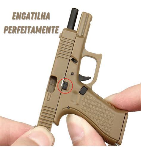 Chaveiro T Tico Modelo Pistola Glock Colecionador Parcelamento Sem