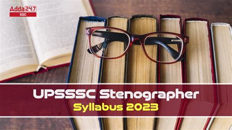 UPSSSC Stenographer Syllabus Exam Pattern 2023 Job Carnival