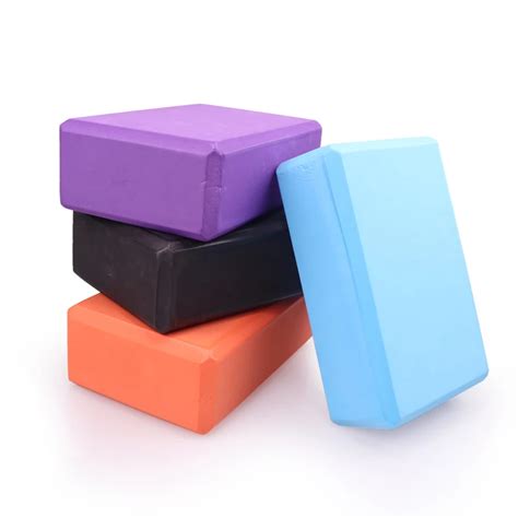 Men Women Gym Fitness Eva Yoga Block Colorful Foam Block Brick For