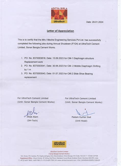 Accreditations I Meche Engineering Services Pvt Ltd