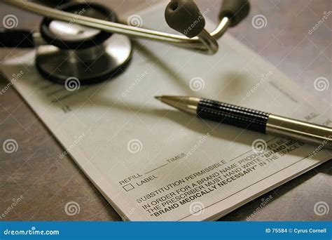 Script Pad Stock Photo Image Of Trade Medication Treatment 75584