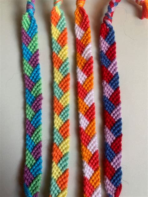 Braided Stitch Friendship Bracelets In Friendship Bracelet