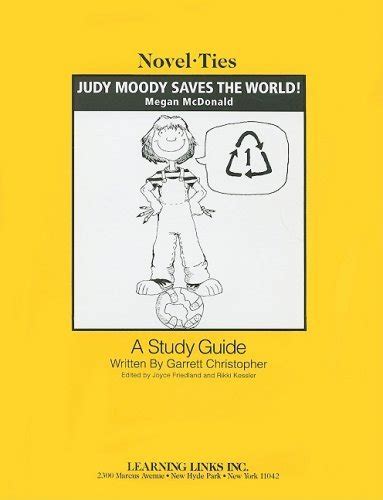 Judy Moody Saves The World Novel Ties Study Guide By Megan Mcdonald