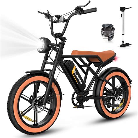 HITWAY 750W Electric Bike For Adults 20X4 0 Fat Tire Off Road E Bike On