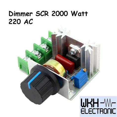 Jual Dimmer Scr W Watt Ac Motor Speed Controller V Ac Pwm